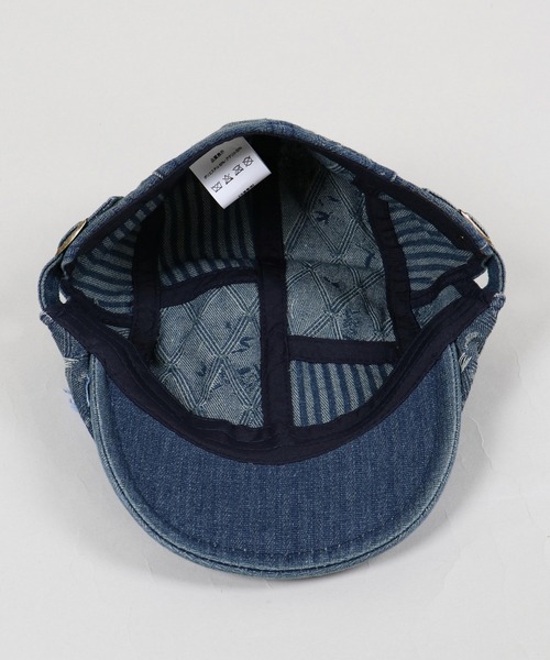 SPINNS(スピンズ)の「デニムハンチング/ビッグスター/NEO森ガール(ハンチング/ベレー帽・レディース・ブルー・ONESIZE)」の11枚目の写真