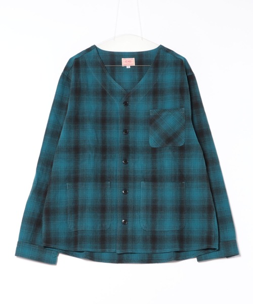BIG MIKE Plain check shirt — Heavyflannel кардиган (102536200/102536250)
