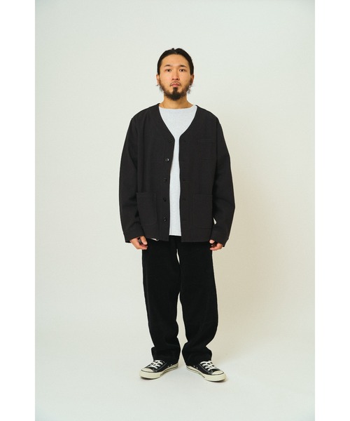 BIG MIKE(ビッグマイク)の「BIG MIKE ビックマイク/ 無地 チェック柄 ヘビーフランネル カーディガン /// 102536200 102536250(カーディガン/ボレロ・メンズ・ブラック/ブラック×グレー/チャコール/ブルー系その他・MEDIUM/LARGE/X-LARGE)」の11枚目の写真