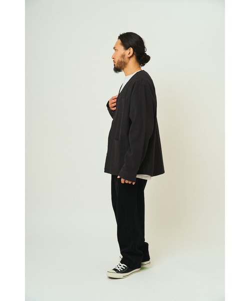 BIG MIKE(ビッグマイク)の「BIG MIKE ビックマイク/ 無地 チェック柄 ヘビーフランネル カーディガン /// 102536200 102536250(カーディガン/ボレロ・メンズ・ブラック/ブラック×グレー/チャコール/ブルー系その他・MEDIUM/LARGE/X-LARGE)」の12枚目の写真