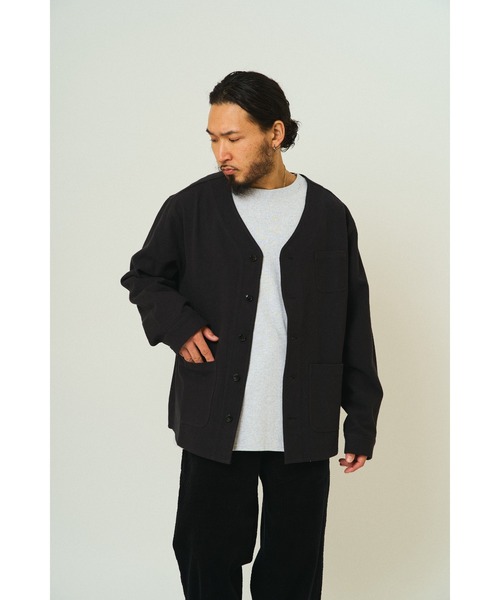 BIG MIKE(ビッグマイク)の「BIG MIKE ビックマイク/ 無地 チェック柄 ヘビーフランネル カーディガン /// 102536200 102536250(カーディガン/ボレロ・メンズ・ブラック/ブラック×グレー/チャコール/ブルー系その他・MEDIUM/LARGE/X-LARGE)」の14枚目の写真