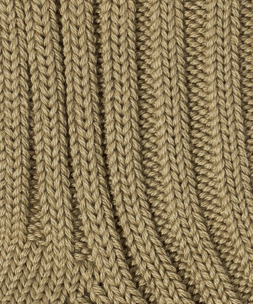 ROTOTO(ロトト)の「<ROTOTO>チャンキーリブ クルーソックス(ソックス/靴下・メンズ・ダークグリーン/オリーブ/オレンジ・M)」の9枚目の写真