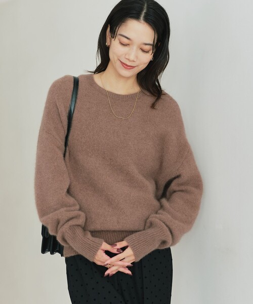 ふれてヘアリーニット green label relaxing UNITED ARROWS green