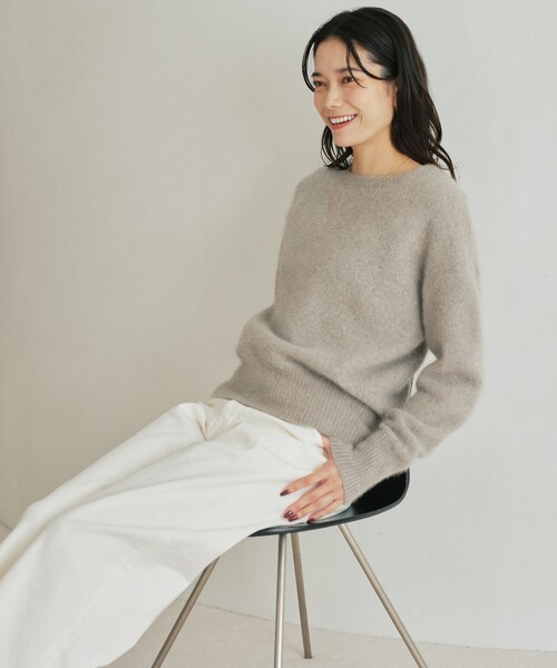 結論シリーズ】ふれてヘアリーニット（ニット/セーター）｜green label
