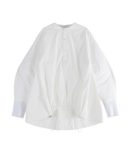 UN3D.（アンスリード）の「PADDING HEM DESIGN SH / パディングヘムデザインシャツ（シャツ/ブラウス・レディース・ホワイト/グレー/ブラック・36/38）」の2枚目の写真