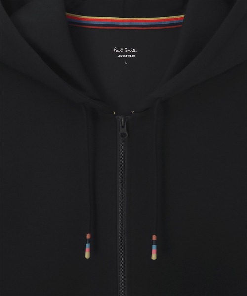 Paul Smith（ポールスミス）の「エステルレーヨンダンボール パーカ【853291 7120A】（パーカー・メンズ・ブラウン/ブラック/ネイビー・LARGE/MEDIUM）」の4枚目の写真