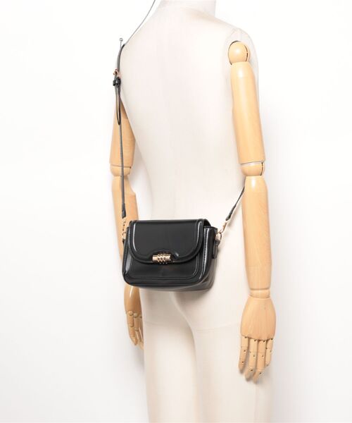 STYLEBLOCK（スタイルブロック）の「レザー調ミニショルダーバッグ（ショルダーバッグ・レディース・レッド/ブラウン/ブラウン系その他/ブラック・FREE）」の7枚目の写真