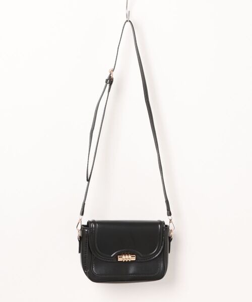 STYLEBLOCK（スタイルブロック）の「レザー調ミニショルダーバッグ（ショルダーバッグ・レディース・レッド/ブラウン/ブラウン系その他/ブラック・FREE）」の9枚目の写真