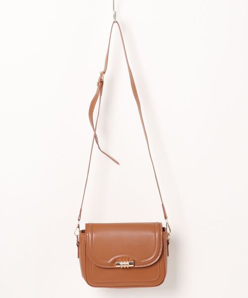 STYLEBLOCK（スタイルブロック）の「レザー調ミニショルダーバッグ（ショルダーバッグ・レディース・レッド/ブラウン/ブラウン系その他/ブラック・FREE）」の10枚目の写真