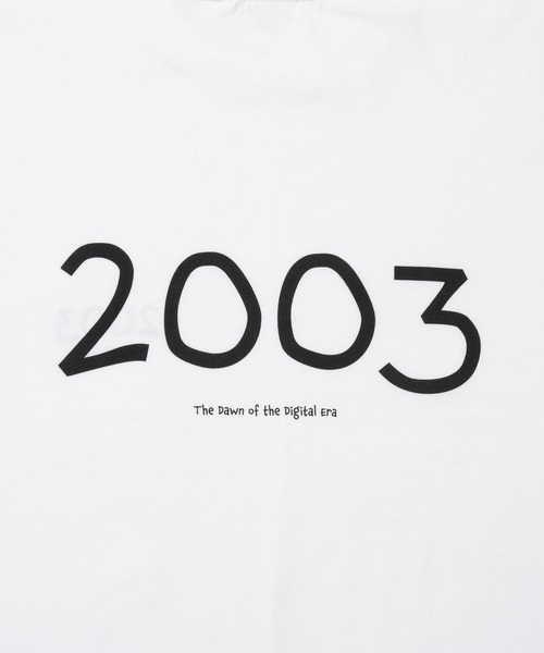 DESIGNERS(デザイナーズ)の「Era Tee -2003 The Dawn of the Digital-(Tシャツ/カットソー・メンズ・ホワイト・XL/L/M/S)」の2枚目の写真