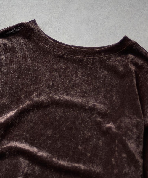 CHIGNON（シニヨン）の「(CHIGNON)BEROA MESH PO（Tシャツ/カットソー・レディース・ベージュ/ブラウン/ブルー・ONE SIZE）」の7枚目の写真