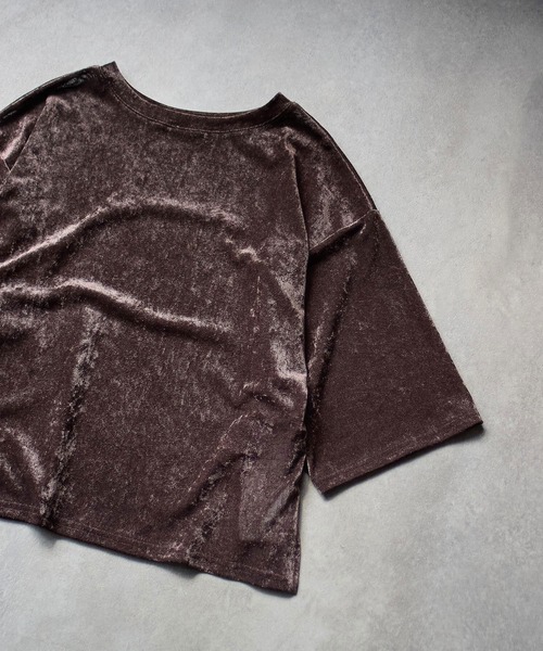 CHIGNON（シニヨン）の「(CHIGNON)BEROA MESH PO（Tシャツ/カットソー・レディース・ベージュ/ブラウン/ブルー・ONE SIZE）」の8枚目の写真