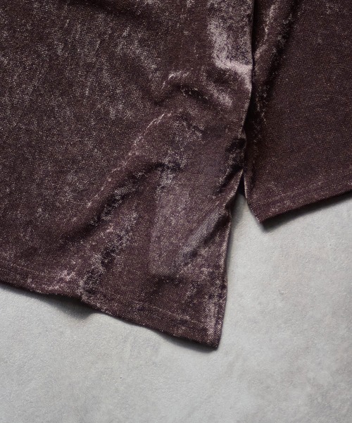 CHIGNON（シニヨン）の「(CHIGNON)BEROA MESH PO（Tシャツ/カットソー・レディース・ベージュ/ブラウン/ブルー・ONE SIZE）」の10枚目の写真