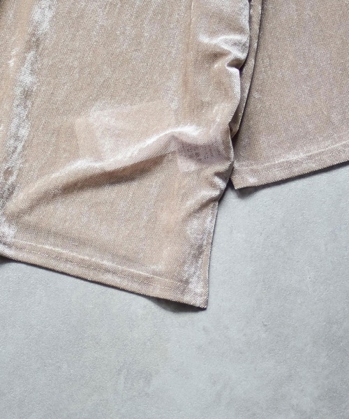 CHIGNON（シニヨン）の「(CHIGNON)BEROA MESH PO（Tシャツ/カットソー・レディース・ベージュ/ブラウン/ブルー・ONE SIZE）」の18枚目の写真