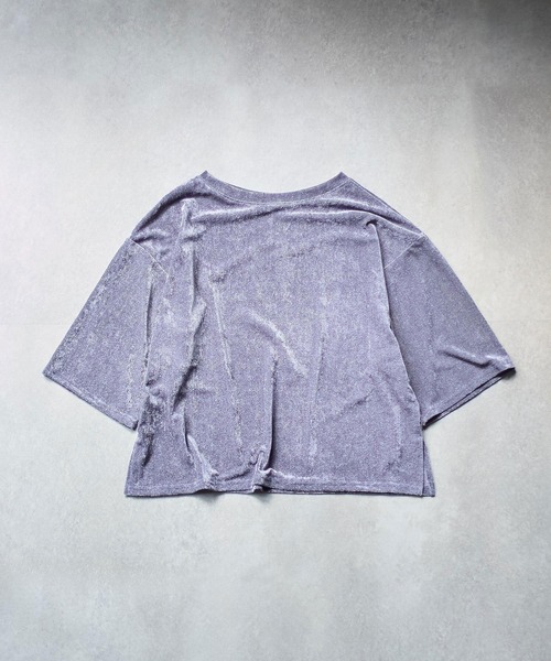 CHIGNON（シニヨン）の「(CHIGNON)BEROA MESH PO（Tシャツ/カットソー・レディース・ベージュ/ブラウン/ブルー・ONE SIZE）」の22枚目の写真
