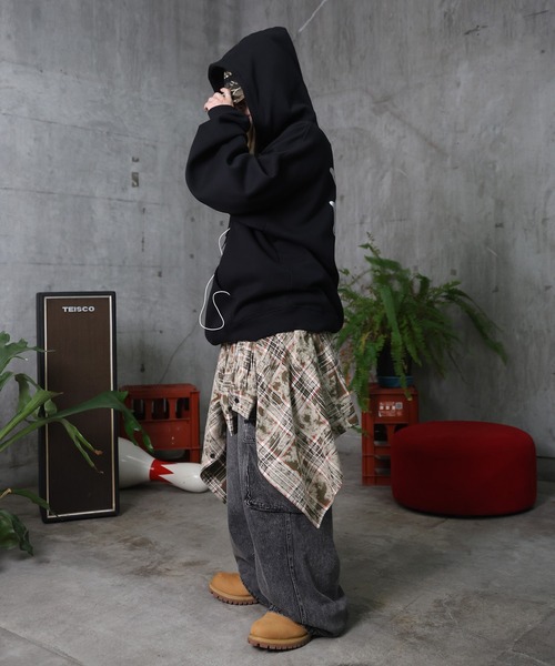 ヴィンテージメイク レトロライク Y2Kグランジ ケミカル加工 マルチ