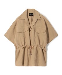 HAVERSACK attire ドット柄　開襟シャツ HAVERSACK（ハバーザック）の「【HAVERSACK】〈別注〉シルク