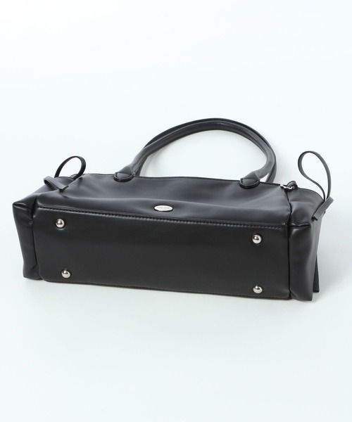 tiny tiny（ティニーティニー）の「サイドリボンバッグ[tiny tiny(ティニーティニー)]（ボストンバッグ・レディース・キャメル/ボルドー/ブラック・0）」の7枚目の写真