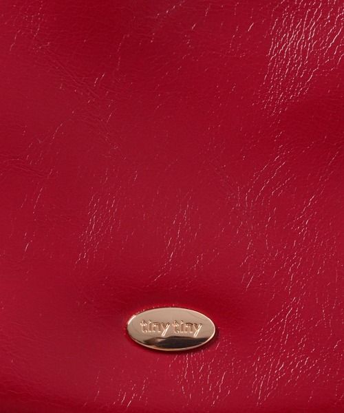 tiny tiny（ティニーティニー）の「サイドリボンバッグ[tiny tiny(ティニーティニー)]（ボストンバッグ・レディース・キャメル/ボルドー/ブラック・0）」の14枚目の写真