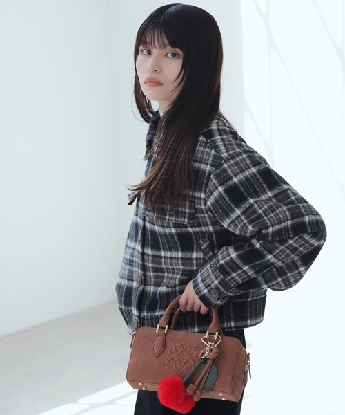 VIS(ビス)の「くるくる圧縮ボアカバーオール(カバーオール・レディース・ベージュ/オフホワイト/ブラウン系その他・FREE)」の9枚目の写真