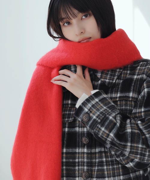 VIS(ビス)の「くるくる圧縮ボアカバーオール(カバーオール・レディース・ベージュ/オフホワイト/ブラウン系その他・FREE)」の5枚目の写真