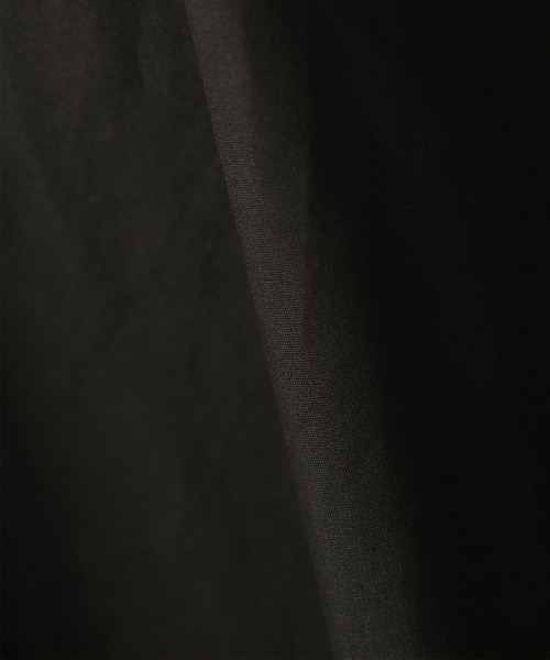STYLE DELI(スタイルデリ)の「【BLK001】ライトフーディシャツ(シャツ/ブラウス・レディース・ブラック・FREE)」の12枚目の写真