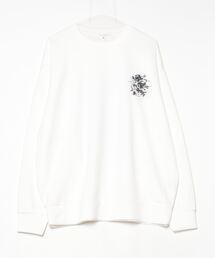 JOHN'S CLOSET（ジョンズクローゼット）の「【13】フラワー/ムーン グラフィックプリント シルキータッチトレーナー（スウェット・メンズ）」