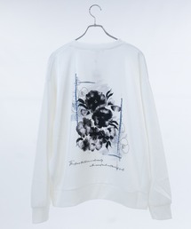 JOHN'S CLOSET（ジョンズクローゼット）の「【13】フラワー/ムーン グラフィックプリント シルキータッチトレーナー（スウェット）」