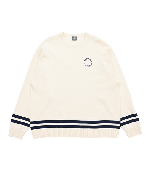 ラインニットプルオーバー（ニット/セーター）｜New Balance