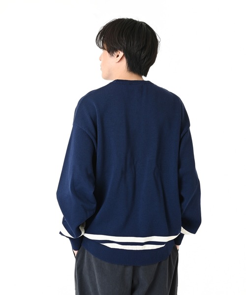 セール】ラインニットプルオーバー（ニット/セーター）｜New Balance