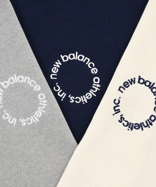 NEW BALANCE（ニューバランス）の「ラインニットプルオーバー（ニット/セーター・メンズ・ネイビー/ライトグレー/オフホワイト・SMALL/MEDIUM/LARGE/X-LARGE/XX-LARGE）」の22枚目の写真