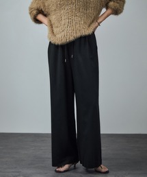 SALON adam et rope' | 【WEB限定】ウォッシャブルウールカシミヤワイドパンツ(その他パンツ)