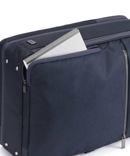 ace.(エース)の「エースジーン ビジネスリュック ガジェタブルSF A4サイズ収納可能 14inchPC収納 15L エキスパンド(容量拡張) 2気室 68784(ビジネスバッグ・メンズ・ブラック/ネイビー・FREE)」の7枚目の写真