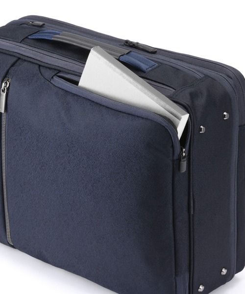 ace.(エース)の「エースジーン ビジネスリュック ガジェタブルSF A4サイズ収納可能 14inchPC収納 15L エキスパンド(容量拡張) 2気室 68784(ビジネスバッグ・メンズ・ブラック/ネイビー・FREE)」の21枚目の写真