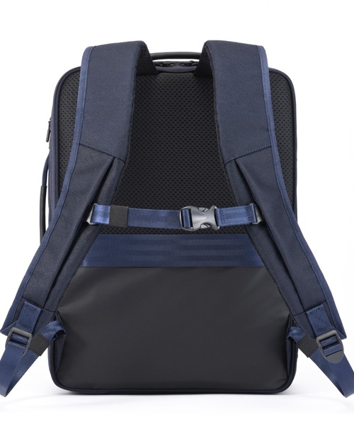 ace.(エース)の「エースジーン ビジネスリュック ガジェタブルSF A4サイズ収納可能 14inchPC収納 15L エキスパンド(容量拡張) 2気室 68784(ビジネスバッグ・メンズ・ブラック/ネイビー・FREE)」の6枚目の写真