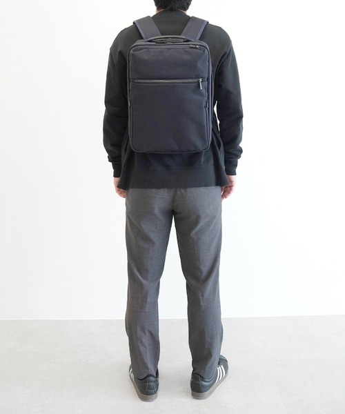ace.(エース)の「エースジーン ビジネスリュック ガジェタブルSF A4サイズ収納可能 14inchPC収納 15L エキスパンド(容量拡張) 2気室 68784(ビジネスバッグ・メンズ・ブラック/ネイビー・FREE)」の22枚目の写真