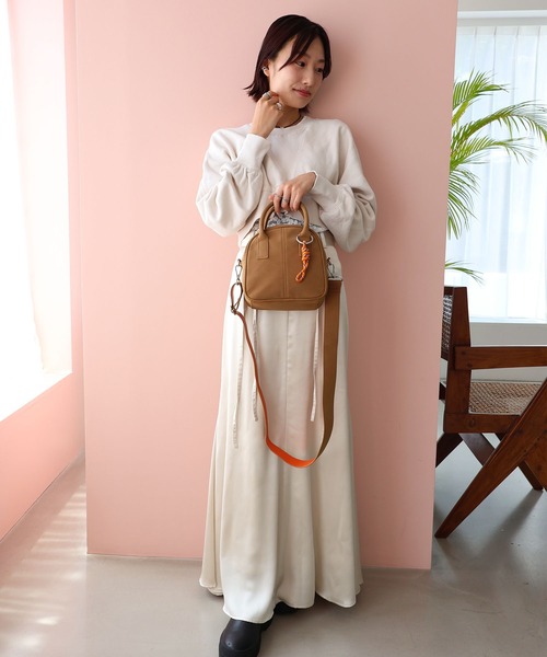 COLDE (コルデ)の「チャーム付きミニボストン(ボストンバッグ・レディース・ブラウン/アイボリー/ブラック・FREE)」の15枚目の写真