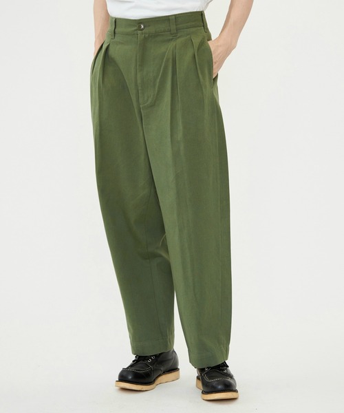 セール】フレンチミリタリーチノM-52 2タック（チノパンツ）｜SPIEWAK