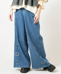 チャイハネ | 【チャイハネ】ディルバル ベルボトム風デニムパンツ(デニムパンツ)