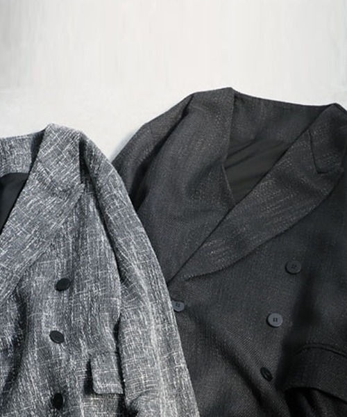 antiqua(アンティカ)の「ツイードジャケット(テーラードジャケット・レディース・グレー/ブラック・ONESIZE)」の21枚目の写真