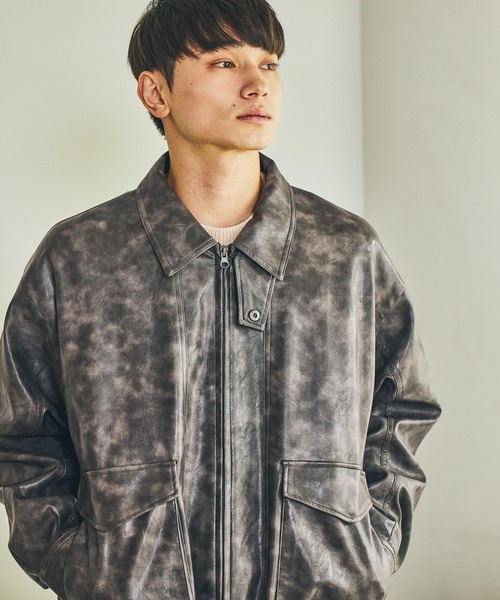 セール】PUレザーA2ブルゾン / 592153（ブルゾン）｜LAKOLE（ラコレ