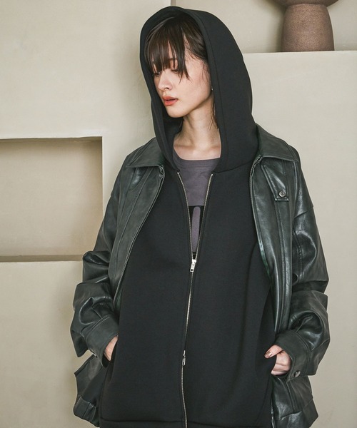 PUレザーA2ブルゾン / 592153（ブルゾン）｜LAKOLE（ラコレ）の