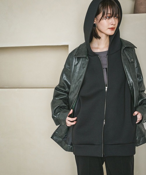 LAKOLE（ラコレ）の「PUレザーA2ブルゾン / 592153（ブルゾン）」 - WEAR