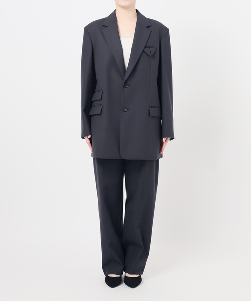 セール】woolテーラードジャケット（テーラードジャケット）｜VERMEIL