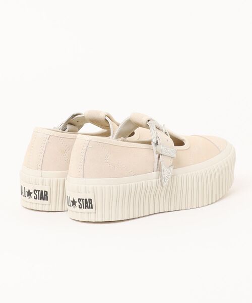 CONVERSE(コンバース)の「【CONVERSE】コンバース ALL STAR LIFTED RIBTAPE T-STRAP WT OX(オールスター リフテッド リブテープ T-ストラップ WT OX)(スニーカー・レディース・ブラック/ストーン・4.5/5/5.5/4)」の3枚目の写真