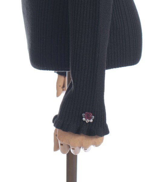 axes femme（アクシーズファム）の「バラボトルネックリブニット（ニット/セーター・レディース・イエロー/ブルー/ブラック/キナリ/ワイン/ピンク/ミント/グレイッシュベージュ・FREE）」の19枚目の写真