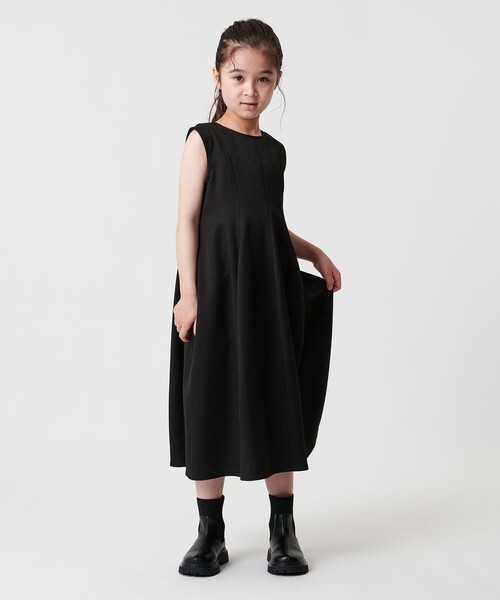 MARW UNITED ARROWS（マルゥ ユナイテッドアローズ）の「＜MARW UNITED ARROWS＞バルーン ワンピース KIDS（ワンピース・キッズ・ブラック/モカ・120cm/110cm/130cm）」の3枚目の写真