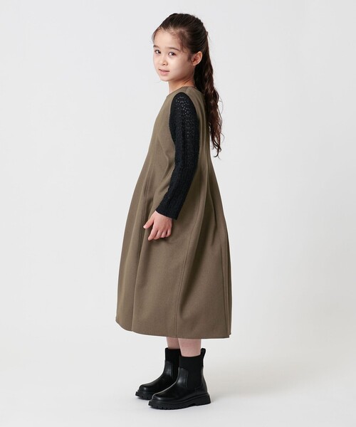MARW UNITED ARROWS（マルゥ ユナイテッドアローズ）の「＜MARW UNITED ARROWS＞バルーン ワンピース KIDS（ワンピース・キッズ・ブラック/モカ・120cm/110cm/130cm）」の8枚目の写真