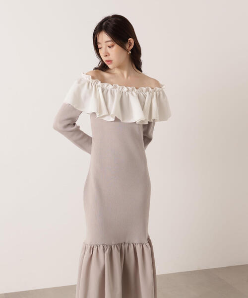 ２Ｗａｙオフショルニットワンピース / 1215240105