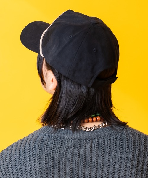 an meets zakka(アンミツザッカ)の「an meets zakka アメカジライクフェルトワッペンコードキャップ(キャップ・レディース・ブラック/グレー/ホワイト/ベージュ/カーキ・ONESIZE)」の6枚目の写真